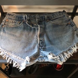 Vintage 501 jean shorts size M